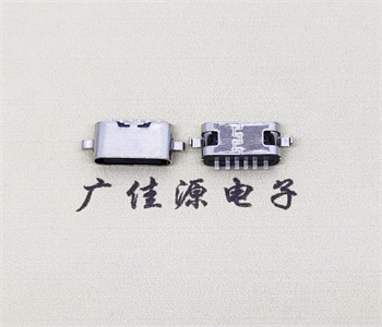 TYPE-C6P短體沉板兩腳母座 長(zhǎng)度5.1mm 沉板1.6、0.8mm