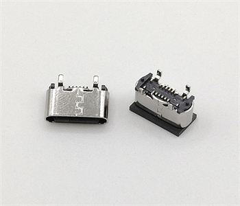 TYPE-C外殼四腳插立式母座 16P端子貼板 高度5.6MM/6.0MM/6.5MM/6.8MM四款規(guī)格 